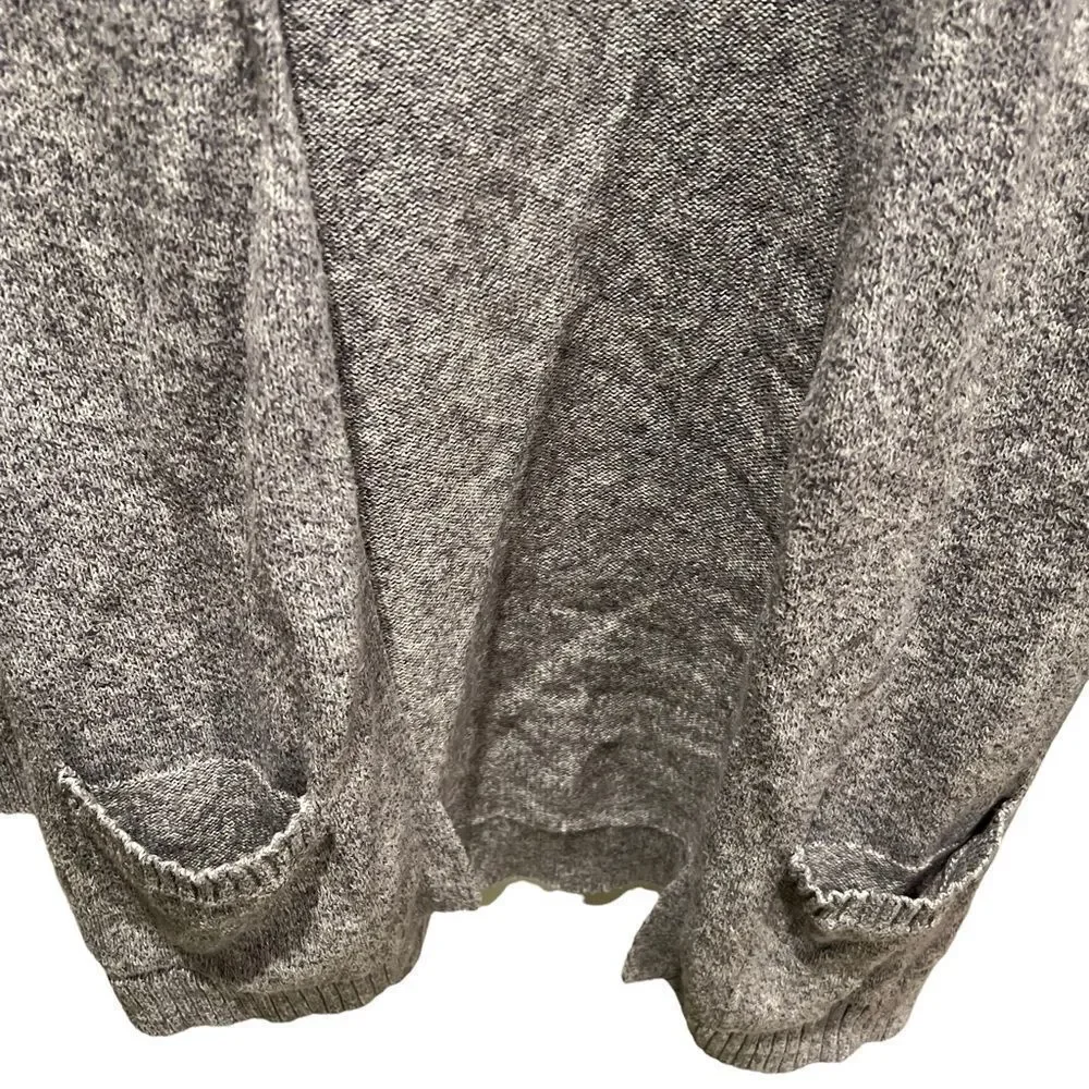 Old Navy grey open front cardigan with pockets girl’s size XL/14‎